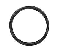 Vaessen Creative Aluminium Craft Wire Triangle 16.4 ft -5 m- x 0.02" -0.5 mm- x 0.1" -2.8 mm- Black - Flexible Metallic Wire for Crafting, Flower Arranging, Jewellery Making and Modelling