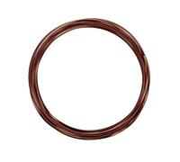 Vaessen Creative Aluminium Craft Wire Triangle 16.4 ft -5 m- x 0.02" -0.5 mm- x 0.1" -2.8 mm- Chocolate -Brown- - Flexible Metallic Wire for Crafting, Flower Arranging, Jewellery Making and Modelling