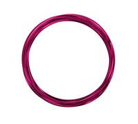 Vaessen Creative Aluminium Craft Wire Triangle 16.4 ft -5 m- x 0.02" -0.5 mm- x 0.1" -2.8 mm- Strong Pink - Flexible Metallic Wire for Crafting, Flower Arranging, Jewellery Making and Modelling