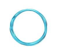 Vaessen Creative Aluminium Craft Wire Triangle 16.4 ft -5 m- x 0.02" -0.5 mm- x 0.1" -2.8 mm- Turquoise -Blue- - Flexible Metallic Wire for Crafting, Flower Arranging, Jewellery Making and Modelling