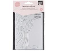 Vaessen Creative Angel 5.75 x 4.21 inches Folder for Card Making, Scrapbooking, Journaling-Reusable-Precise Results-for Embossing and Die-Cutting Machines, 17 x 8.4 x 0.5 cm