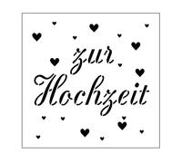 Vaessen Creative Art Stencil Stencil, White, 15 x 15 cm