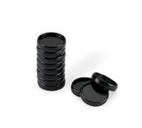 Vaessen Creative Binding Discs Black 24 mm - 11 pcs for The Bind Easy Binding Machine - for Bookbinding Notebooks, Documents, Planners and Journals - Reusable