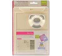 Vaessen Creative Card and Envelope Maker Kit with Punches, Plastic/Steel, Grey, 21.5x16.2x5 cm