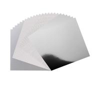Vaessen Creative Cardstock 12x12 - Silver 24pcs - 4 Types Glitter & Mirror