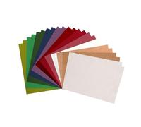 Vaessen Creative Cardstock Christmas Colours - Coloured Card Making Supplies A4-24 Sheets in 12 Colours - Coloured Paper for Scrapbooking, Card Making and Other Paper Crafts