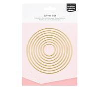 Vaessen Creative Shape cutting dies circles, Steel, Black, 11x11x0.1 cm