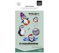 Vaessen Creative Clear Stamps 13pcs - Penguins, Whale & Christmas Texts