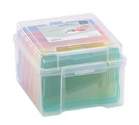 Vaessen Creative Colourful Storage Box With 6 Cases - Photos Sewing Organiser