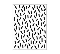 Vaessen Creative Confetti 5.75 x 4.21 inches Folder for Card Making, Scrapbooking, Journaling-Reusable-Precise Results-for Embossing and Die-Cutting Machines, 17 x 8.4 x 0.5 cm