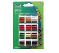 Vaessen Creative Copper Wire Dark 12x2.7m-0.46mm, Multi-Colour, 2x2.5x2.5 cm