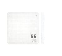 Vaessen Creative Craft Kit Self-Healing Cutting Mat and Magnetic Stamp Platform of 30.5 x 30.5 cm - Scrapbook Accessories for Card Making, Journaling, Embossing and Other Craft Projects