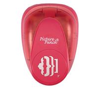Vaessen Creative Craft Paper Punch - Accolades - Ø 6,4 x 6,6 cm - Circle Cutter for Crafting and Card Making