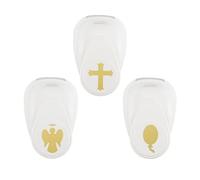 Vaessen Creative Craft Paper Punch Communion 3 Pcs - Cross, Angel, Balloon - for Crafting and Card Making