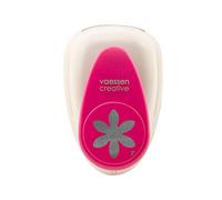 Vaessen Creative Craft Paper Punch - Daisy - 3,9 x 4,5 cm - Circle Cutter for Crafting and Card Making