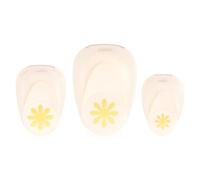 Vaessen Creative Craft Paper Punch - Flowers - 3 Pcs - Various Sizes - Circle Cutter for Crafting and Card Making