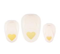 Vaessen Creative Craft Paper Punch - Hearts - 3 Pcs - Various Sizes - Circle Cutter for Crafting and Card Making