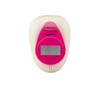 Vaessen Creative Craft Paper Punch - Rectangle - 2,3 x 2,5 cm - Circle Cutter for Crafting and Card Making, White/Pink