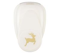 Vaessen Creative Craft Paper Punch - Reindeer - 3,5 x 4,5 cm - Circle Cutter for Crafting and Card Making