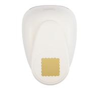 Vaessen Creative Craft Paper Punch - Scalloped Square - 5,7 x 5,7 cm - Circle Cutter for Crafting and Card Making