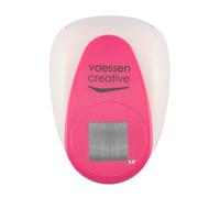 Vaessen Creative Craft Paper Punch - Scalloped Square - 6,6 x 6,6 cm - Circle Cutter for Crafting and Card Making