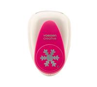 Vaessen Creative Craft Paper Punch - Snowflake - 4,3 x 5 cm - Circle Cutter for Crafting and Card Making