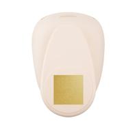 Vaessen Creative Craft Paper Punch - Square - 6,3 x 6,3 cm - Circle Cutter for Crafting and Card Making