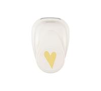 Vaessen Creative Craft Paper Punch - Heart - 2,2 x 15 cm - Circle Cutter for Crafting and Card Making, White/Pink