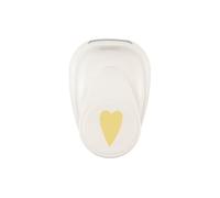 Vaessen Creative Craft Paper Punch - Heart - 2,4 x 1,5 cm - Circle Cutter for Crafting and Card Making, White/Pink