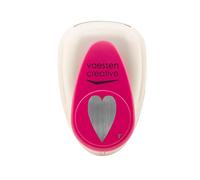 Vaessen Creative Craft Paper Punch - Heart - 3 x 4,9 cm - Circle Cutter for Crafting and Card Making