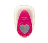 Vaessen Creative Craft Paper Punch - Scalloped Heart - 4,5 x 4,6 cm - Circle Cutter for Crafting and Card Making