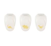 Vaessen Creative Craft Punch Set 3 pcs - Dinosaurs ⌀ 0.5 x 0.9", 0.6 x 0.9" and 0.7 x 0.9" - for Paper Crafting, Card Making and Scrapbooking