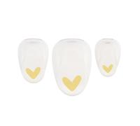 Vaessen Creative Craft Punch Set 3 pcs - Hearts - 0.3 x 0.5 to 1.4 x 1.45 inches - for Paper Crafting, Card Making and Scrapbooking