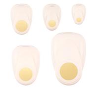 Vaessen Creative Craft Paper Punch - Circles - 5 Pcs - Various Sizes - Circle Cutter for Crafting and Card Making, Ivory