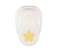 Vaessen Creative Snowflake-1 x 1-Paper Punch for Crafting, Card Making and Scrapbooking, White-Gold