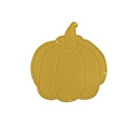 Vaessen Creative Cutting and Embossing Pumpkin-Shape 2.8 x 3-Card Making Supplies-Metal Craft Die for Scrapbooking, Halloween and Autumn, Gold, 7 x 7,5 cm
