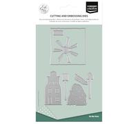 Vaessen Creative Cutting and Embossing Dies Set - Farm - 8 Metal Craft Dies - Card Making Supplies for Scrapbooking & Papercrafts