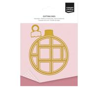 Vaessen Creative Cutting Dies Set - Christmas Bauble - 12 Shape Dies of 1.2 x 1.2 to 3.9 x 3.9 - Card Making Supplies - Metal Craft Dies for Scrapbooking and Christmas Papercrafts
