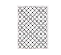 Vaessen Creative Darice Shell Embossing Template, Transparent, A4