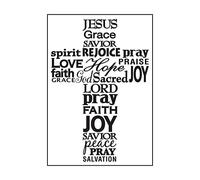 Vaessen Creative Embossing Folder Cross 5.75 x 4.21 inches - Embossing Folder for Card Making, Scrapbooking, Journaling - Reusable - Precise Results - for Embossing and Die-Cutting Machines