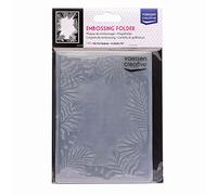 Vaessen Creative Embossing Folder, Jungle Border, 14,6 x 10,7 cm, for Adding Texture and Dimension to Papercraft Projects, Scrapbooking, Photo Albums, Envelopes and Cards Like Birthday Cards