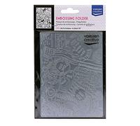 Vaessen Creative Embossing Folder, Passport 5,7x4,25x0,19 inches, 1 Unit, for Birthday, Birth, Christmas Cards and Paper Crafts