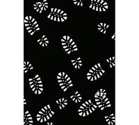 Vaessen Creative Embossing Folder Shoe Print 5.75 x 4.21 inches - Embossing Folder for Card Making, Scrapbooking, Journaling - Reusable - Precise Results - for Embossing and Die-Cutting Machines