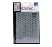 Vaessen Creative Embossing Folder, Stars 5,7x4,25x0,19 inches, 1 Unit, for Christmas Cards, Holiday Decoration and Paper Crafts