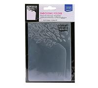 Vaessen Creative Embossing Folder, Tree Trunk 5,7x4,25x0,19 inches, 1 Unit, for Birthday Cards, Scrapbook Embellishments, Home Decor Projects and Paper Crafts