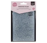 Vaessen Creative Embossing Folder, Vine Pattern 5,7x4,25x0,19 inches, 1 Unit, for Birthday, Birth, Christmas Cards and Paper Crafts
