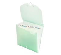 Vaessen Creative Expanding File Organiser Folder for Paperwork - 12.6 x 12.6 x 1.4" - with 12 Pockets for 100 Sheets of 12 x 12" - Binder for Scrapbook Paper, Documents and Letters