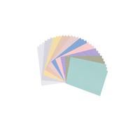 Vaessen Creative Felt Fabric Multipack-10 Pastel Colours-A6 (3.9 x 5.9) x 1 mm-30 Sheets-for Sewing, Crafts, Costumes, Flowers and Decorations