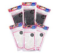 Vaessen Creative Fuse Kit 2 x 1100 Black and White Pieces of 5 mm Beads Set for Arts and Crafts, DIY Creations, Jewellery, and Decorations, Divers