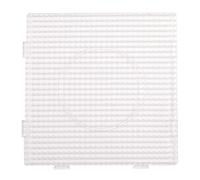 Vaessen Creative Fuse Interlocking Pegboard, Square, 5.7 x 5.7 inches, Clear, Perfect for Childrens DIY Crafts with Ironing Beads, Making Decorations, Pixel Pictures and Other Crafty Ideas, 5009-201